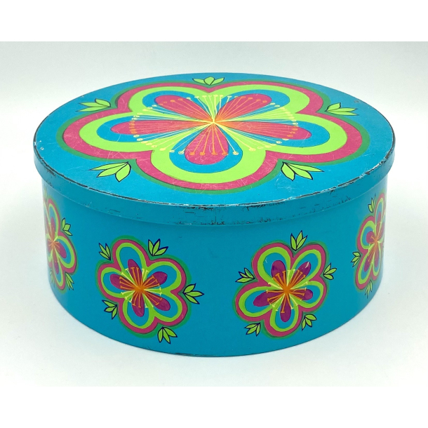 Retro IRA D�se - Flower Power - Anita Wangel - 1970'erne - 23,5 cm.