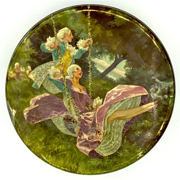 Gammel IRA Dse - Rokoko-Motiv - 23 cm.