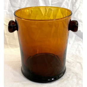 Isspand - Brunt Glas - 13 cm.