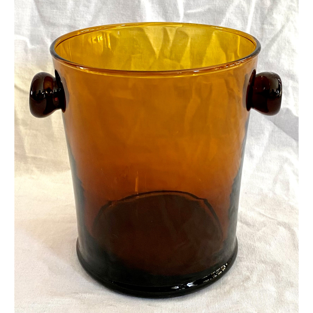 Isspand - Brunt Glas - 13 cm.
