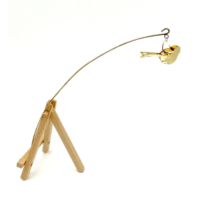 Jette Fr�lich Blomsterstr� - Fugl - Guld - 30 cm.