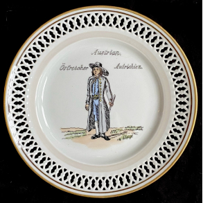 Jordens Beboere Platte - striger - Motiv Nr. 4 - B&G