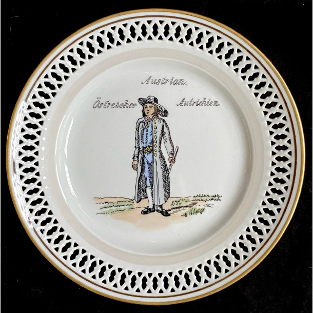 Jordens Beboere Platte - striger - Motiv Nr. 4 - B&G