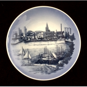 Jubilumsplatte - Assens By-Jubilum 450 r - Royal Copenhagen