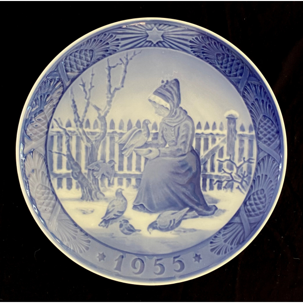 Juleplatte 1955 - Royal Copenhagen 1. Sortering
