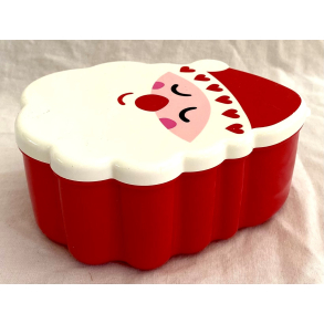 Julebtte - Madkasse - Julemand - 12,5 cm.