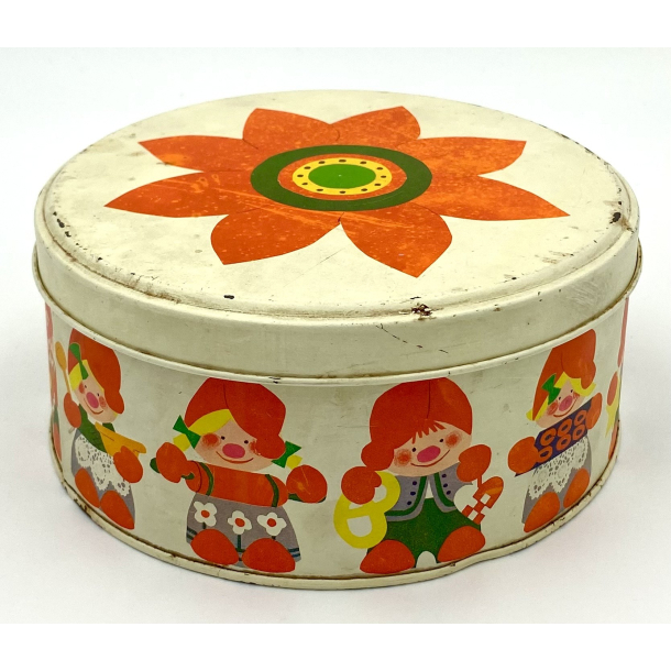 Retro Juledse - Kagedse - Nissebrn - Grete Rich - 17 cm.