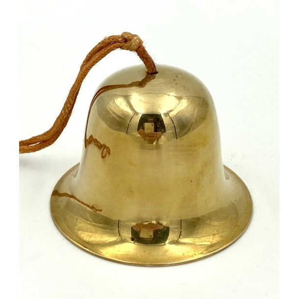Gammel Juleklokke - Messing - 5,5 cm.