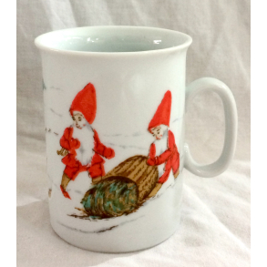 Julestel - Krus - Nisser - 9,5 cm.