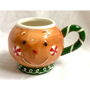 Julestel - Krus - Rundt - 10,5 cm.