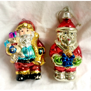 Gammeldags Julepynt - Julekugler - Julemnd - 9 cm. - St Af 2