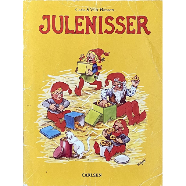 Retro Julebog - Julenisser - Carla -&amp; Vilhelm Hansen