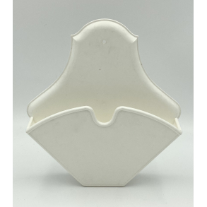 Retro Kaffefilterholder - Melamin - Hvid - 1970'erne - 22 cm.