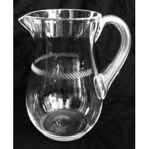 Kande - Klart Glas - Krydsslibninger - r 1934 - 18 cm. - Kastrup/Holmegaard Glasvrk