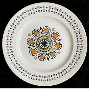 Retro Stel - Frokosttallerken - Kathie Winkle - 22 cm. - Broadhurst England