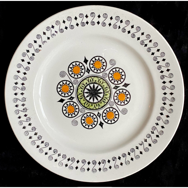 Retro Stel - Frokosttallerken - Kathie Winkle - 22 cm. - Broadhurst England