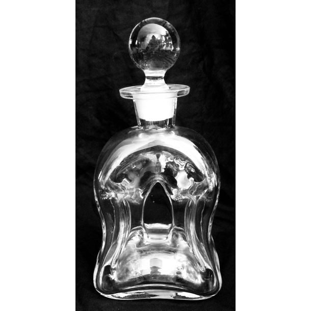 Holmegaard Klukflaske - Klart Glas - 22 cm.