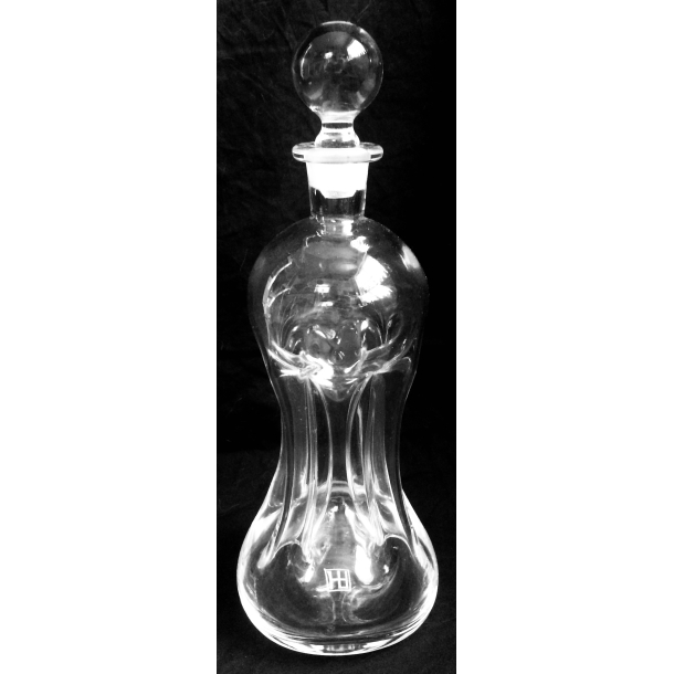 Holmegaard Klukflaske - Klart Glas - 31 cm.