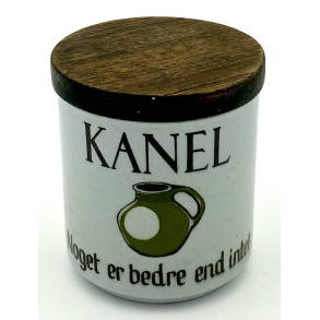Knabstrup Krydderikrukke - Kanel - Ordsprogsserien - 7,5 cm.