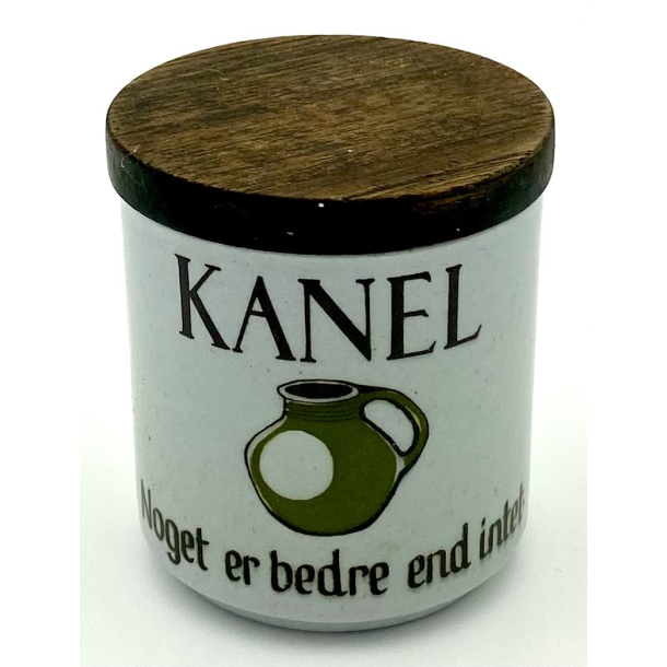 Knabstrup Krydderikrukke - Kanel - Ordsprogsserien - 7,5 cm.