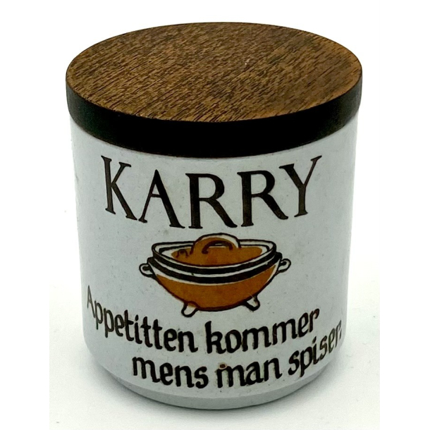 Knabstrup Krydderikrukke - Karry - Ordsprogsserien - 7,5 cm.