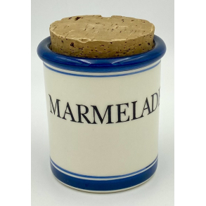 Knabstrup Paprika Marmeladekrukke - Bl� - 11 cm.