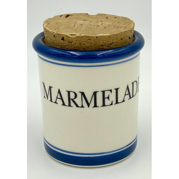 Knabstrup Paprika Marmeladekrukke - Bl� - 11 cm.