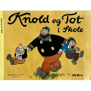 Retro Tegneserie - Knold & Tot I Skole - Genoptryk - Rudolph Dirks