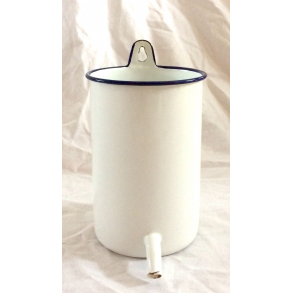 Emalje Beholder - Tud - Hvid - 1,0 l. - Kockum