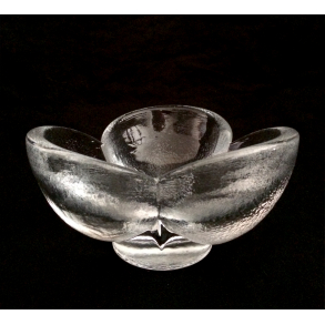 Kosta Boda Tulip Skl - Nubret Glas - Krystal - 13,5 cm.