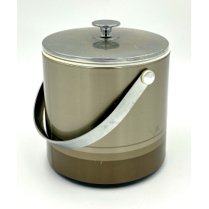 Retro Isspand - Termo - Rustfrit St�l - 1970'erne - 17 cm. - Kujaku