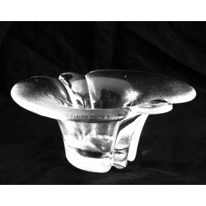 Holmegaard Lilje ggebger - Matteret Glas - 10 cm.