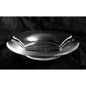 Holmegaard Lilje Sk�l - Matteret Glas - 19 cm.