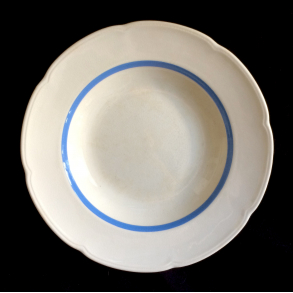 Lone Stel - Dyb Tallerken - 23,5 cm. - Aluminia