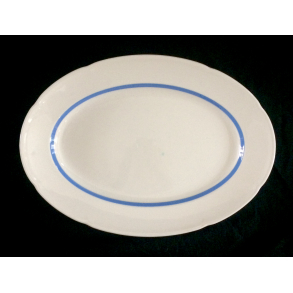 Lone Stel - Ovalt Fad - 44 cm. - Aluminia