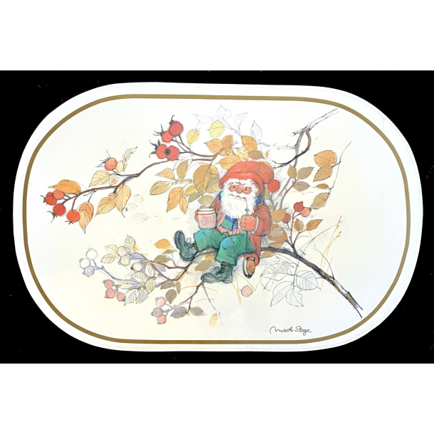 Mads Stage Juleservice - Dkkeserviet - Nisse P Gren - 43,5 cm.