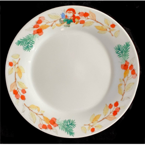 Mads Stage Julestel - Kagetallerken - Nisse P Gren - 19 cm.