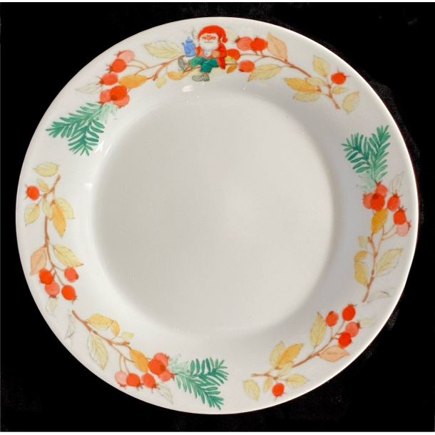 Mads Stage Julestel - Kagetallerken - Nisse P Gren - 19 cm.