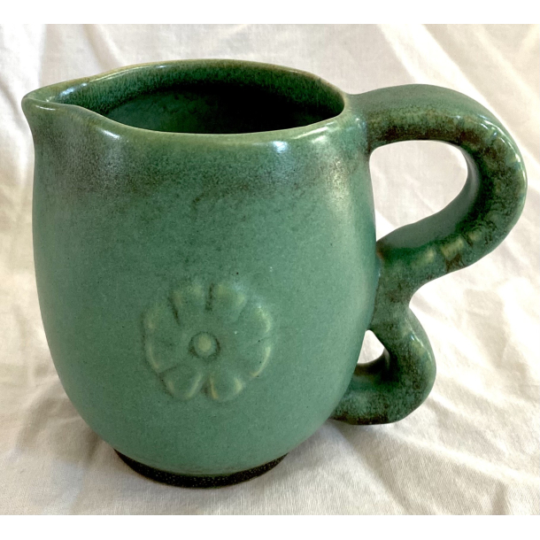 Michael Andersen Kande Nr. 4489 - Grn Glasur - 11,5 cm.