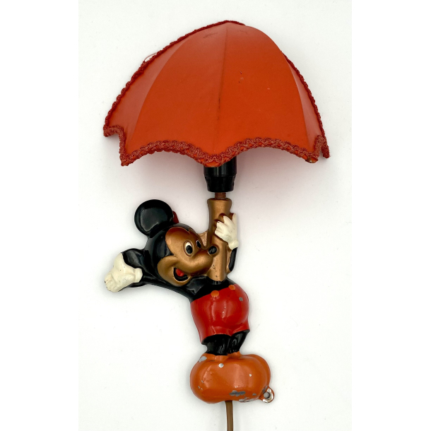 Retro Lampe - Mickey Mouse V�glampe - Disney Eventyrlampe - 21,5 cm. - OLUK