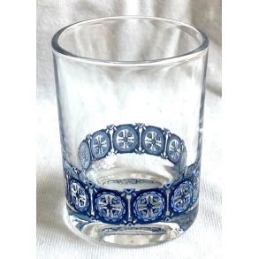 Retro Glas - Snapseglas - Blt Mnster - 4,5 cm. - Mitterteich