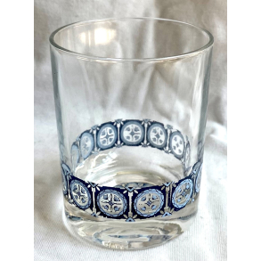 Retro Glas - Vandglas - Blt Mnster - 7 cm. - Mitterteich