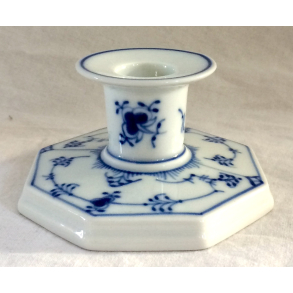 Musselmalet Riflet Stel - Lysestage Nr. 1/3334 - Royal Copenhagen