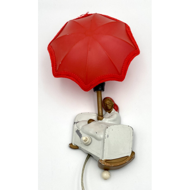 Retro Lampe - Ole Luk�je V�glampe - Eventyrlampe - Model Nr. 4 - 18 cm. - OLUK