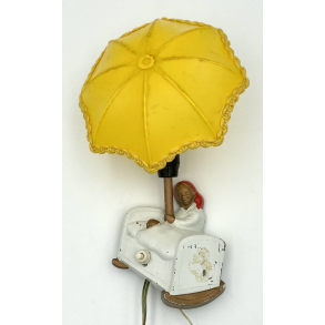 Retro Lampe - Ole Luk�je V�glampe - Eventyrlampe - Model Nr. 1 - 18 cm. - OLUK