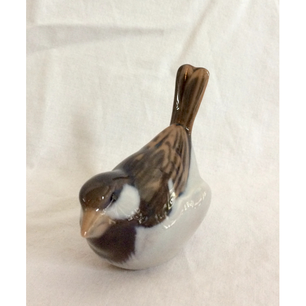 Optimist Spurv - Fugl - Figur Nr. 1081 - Royal Copenhagen