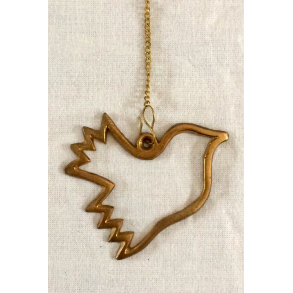 Julepynt - Ornament - Fugl - Messing