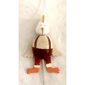 Pskepynt - Sprllemand - Hne - 9 cm.