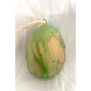 Pskepynt - Hndmalet Pskeg - Grn - 6 cm. 