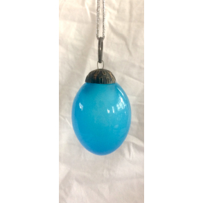 Pskeg - Turkis Glas - 7,5 cm.